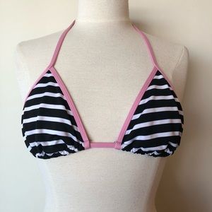 Catalina Ocean Gear Striped String Bikini Swim Top